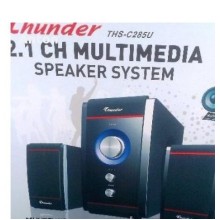 Ισχυρό σύστημα ήχου πολυμέσων 2.1 Thunder Ths-c285u + ραδιόφωνο FM, USB,